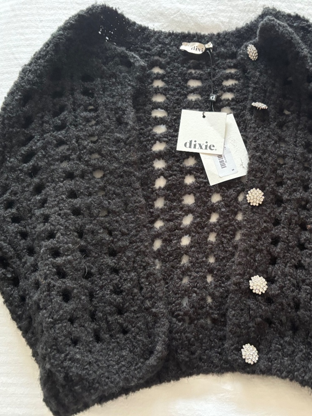 Dixie cardigan black size s
